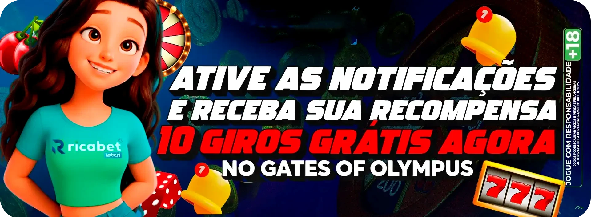 Promoções e bônus exclusivos da 72e